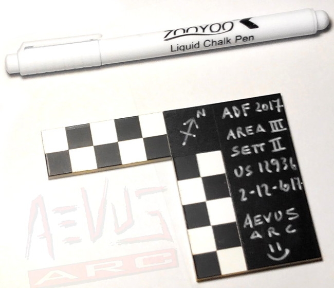 marker a gesso liquido  AEVUS - accessori speciali per documentazioni